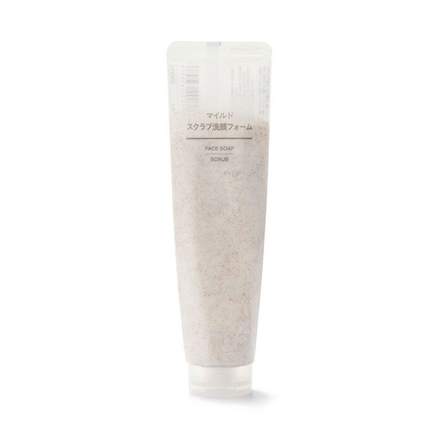 Sữa rửa mặt Muji Face Soap Scrub tẩy da chết 100g
