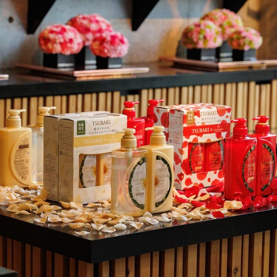 Bộ dầu gội xả Tsubaki Premium x Nicolai Bergmann 490ml - Bản giới hạn (Flower & Design)