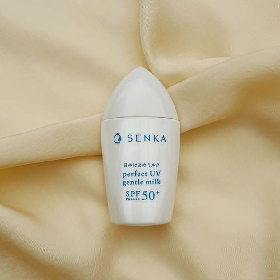 Sữa chống nắng Senka Perfect Gentle milk cho da nhạy cảm SPF 50+ PA++++ 40ml