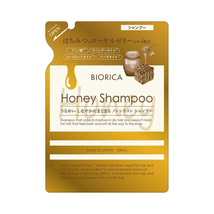 Bộ Dầu gội & Dầu xả Biorica Botanical Honey túi 360ml x 2