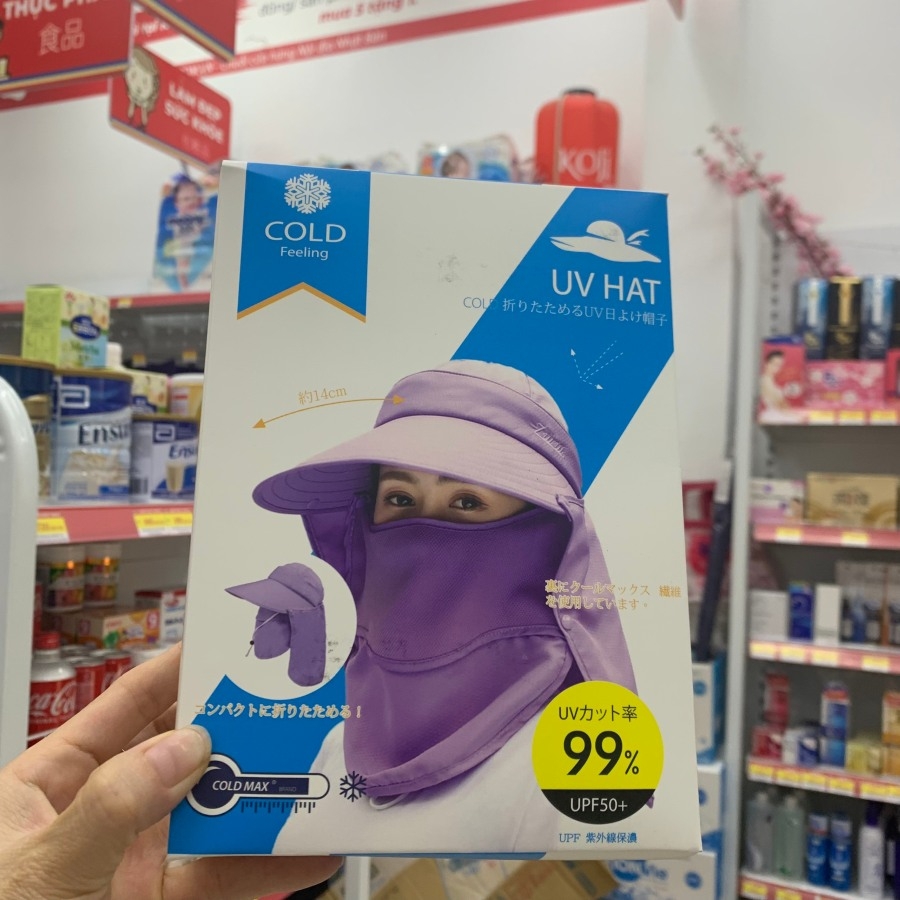 Mũ chống nắng Clover Nhật Bản 360° 4WAY UPF50+