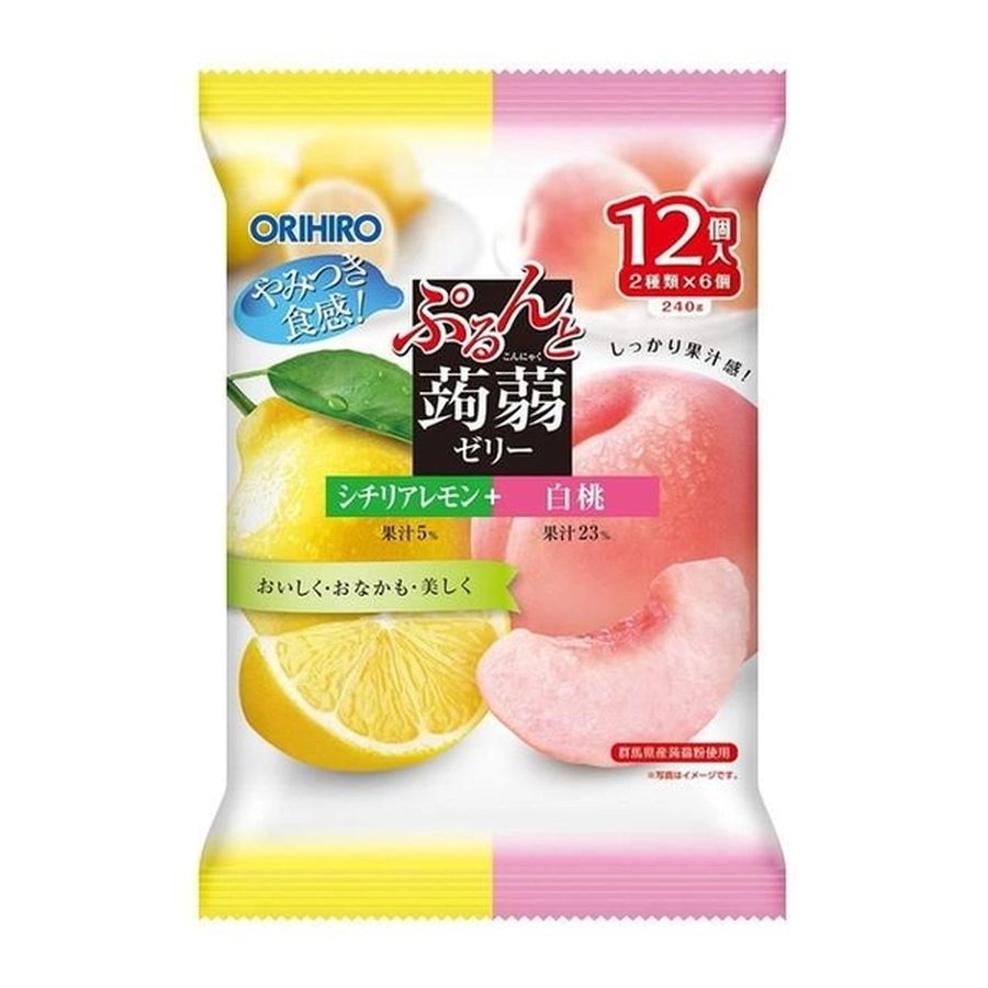 Thạch rau câu Orihiro 240g mix vị trái cây