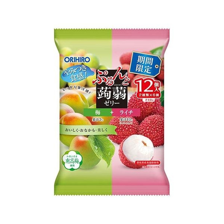 Thạch rau câu Orihiro 240g mix vị trái cây