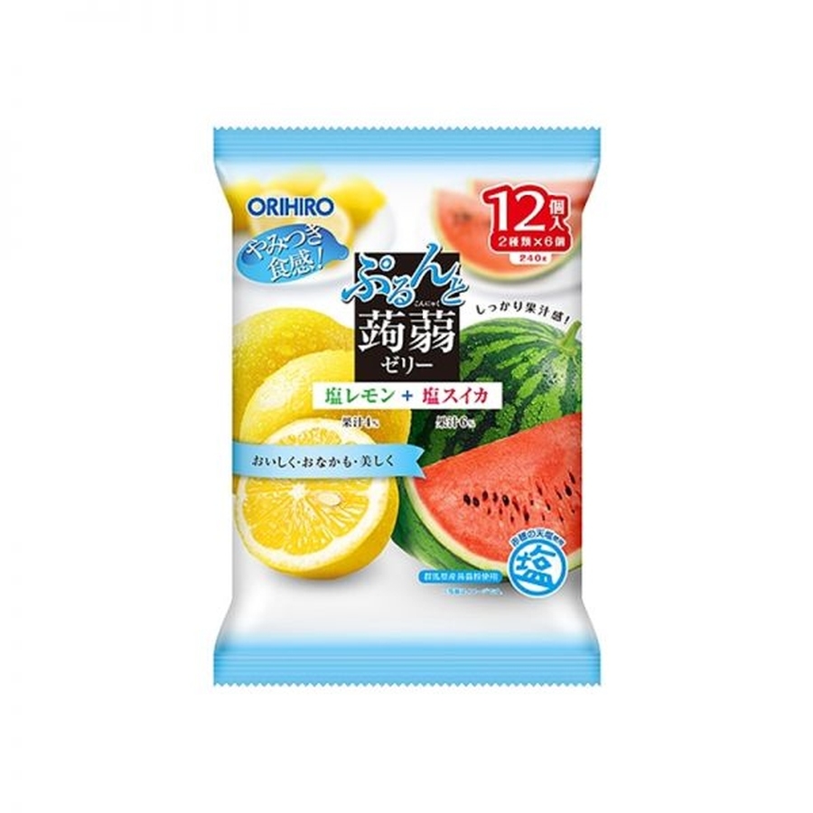 Thạch rau câu Orihiro 240g mix vị trái cây
