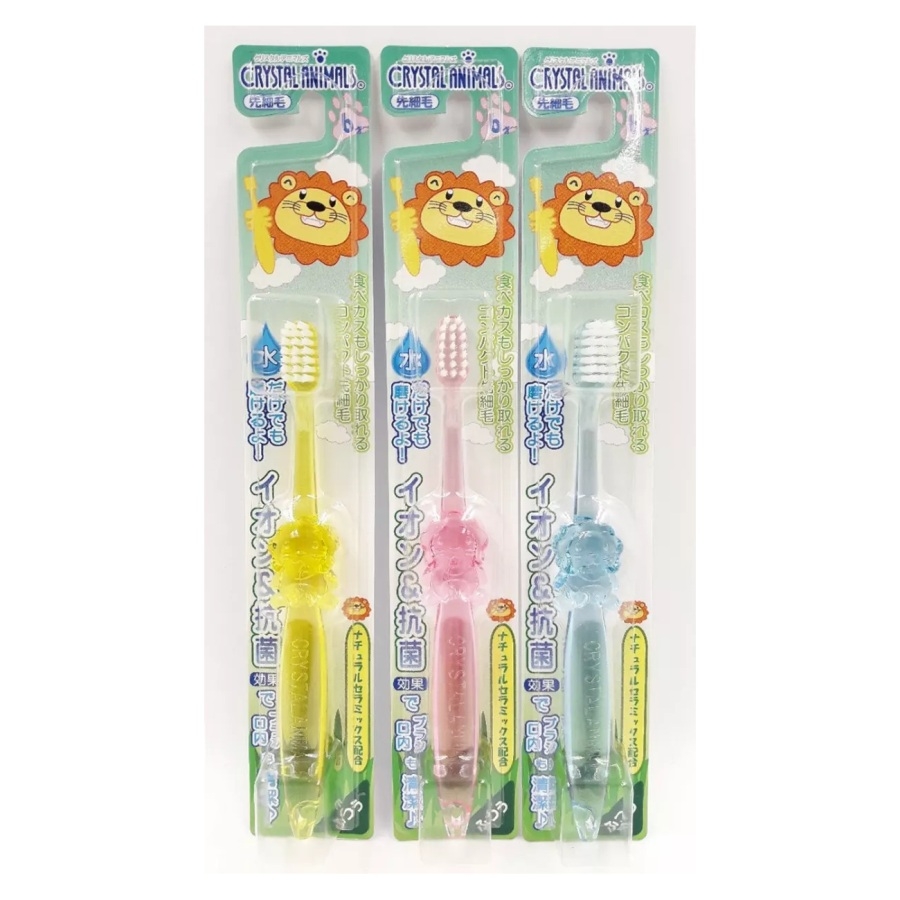 Bàn chải đánh răng ion Crystal Animals cho trẻ em
