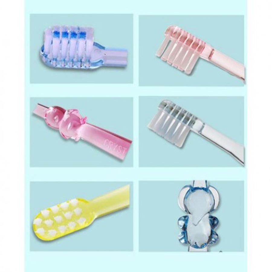 Bàn chải đánh răng ion Crystal Animals cho trẻ em