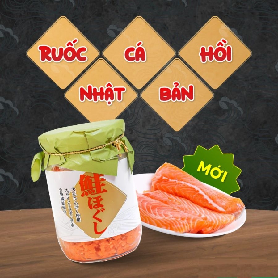 Ruốc cá hồi KS Foods - Nhật Bản - Lọ 120gr