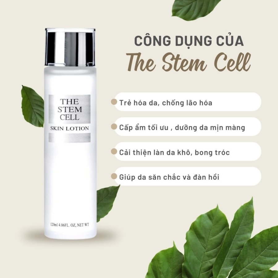Nước hoa hồng NMN The Stem Cell, dưỡng da mềm mịn, săn chắc chai 120ml