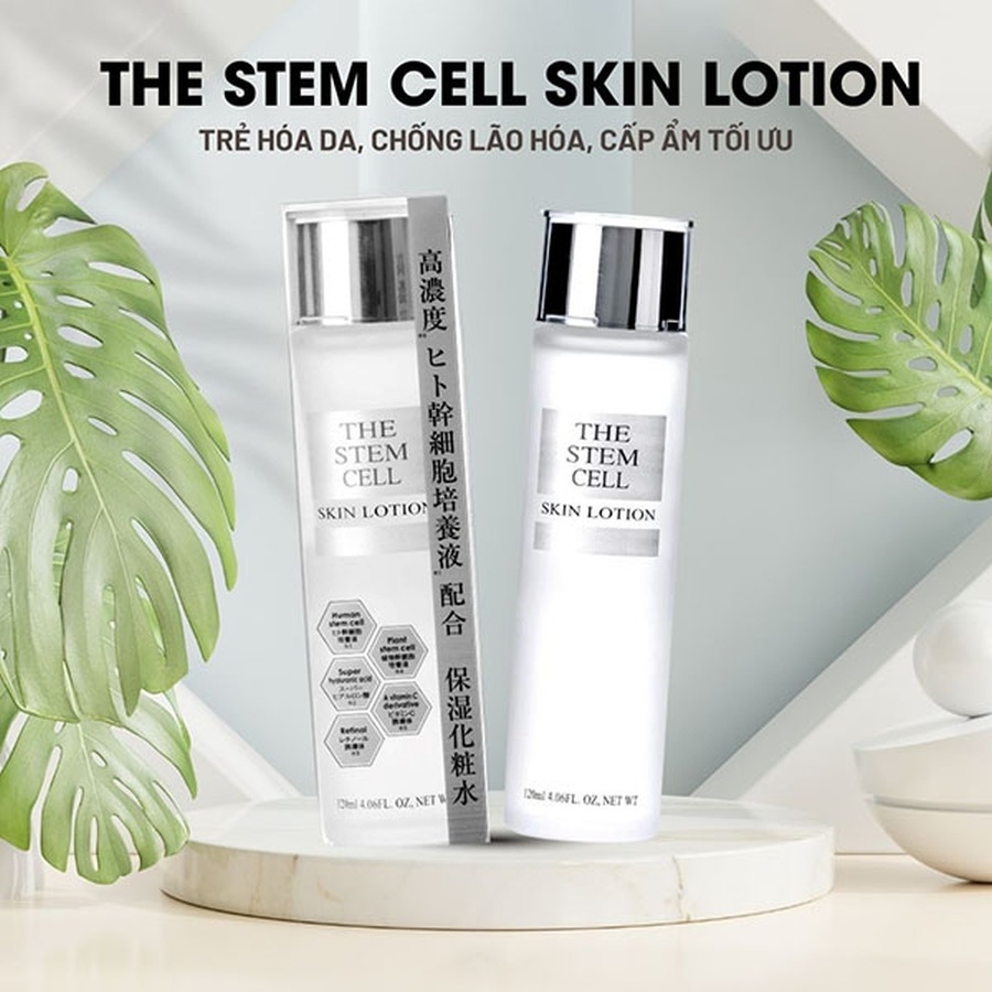 Nước hoa hồng NMN The Stem Cell, dưỡng da mềm mịn, săn chắc chai 120ml