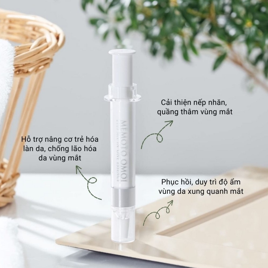 Tinh chất dưỡng mắt NMN Memoto Omoi chống nhăn, giảm thâm 11g