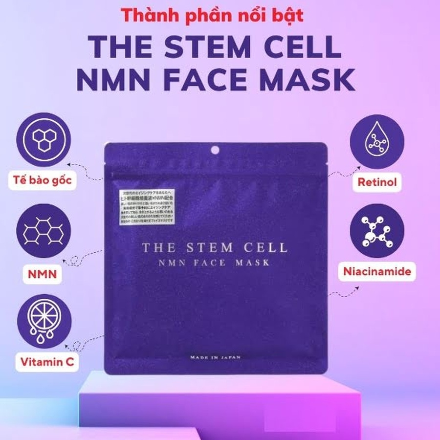Mặt nạ tế bào gốc Stem Cell cao cấp Nhật Bản 30 miếng