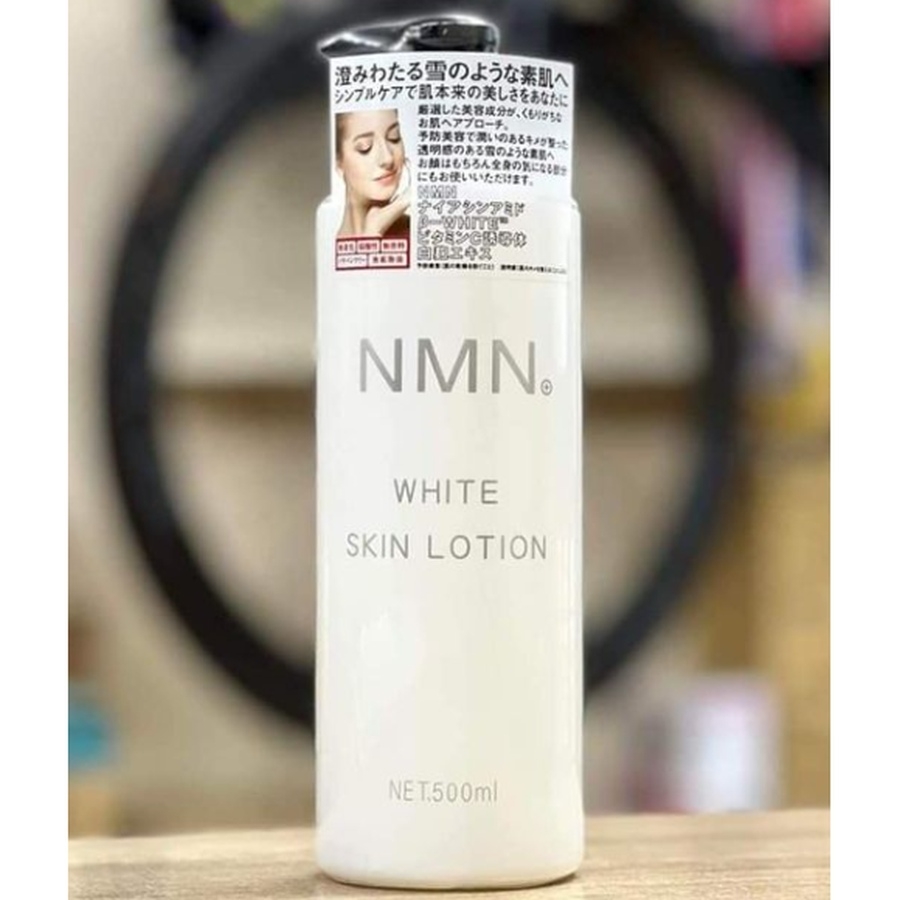 Nước hoa hồng NMN White Skin Lotion dưỡng trắng, cải thiện nếp nhăn, lão hóa chai 500ml