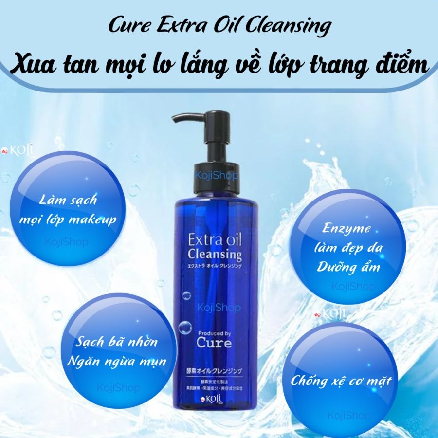 Dầu tẩy trang Cure Extra Oil Cleansing 200ml
