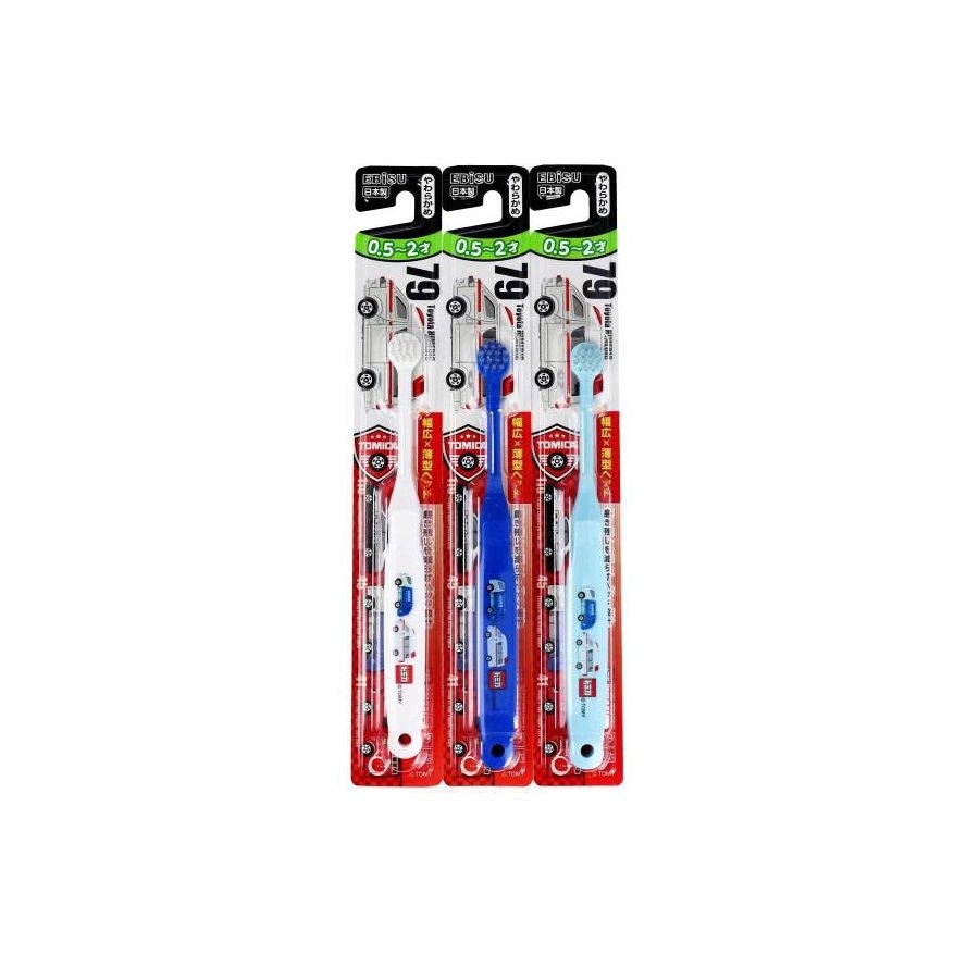 Bàn chải đánh răng EBISU Tomica cho bé 0.5-2 tuổi