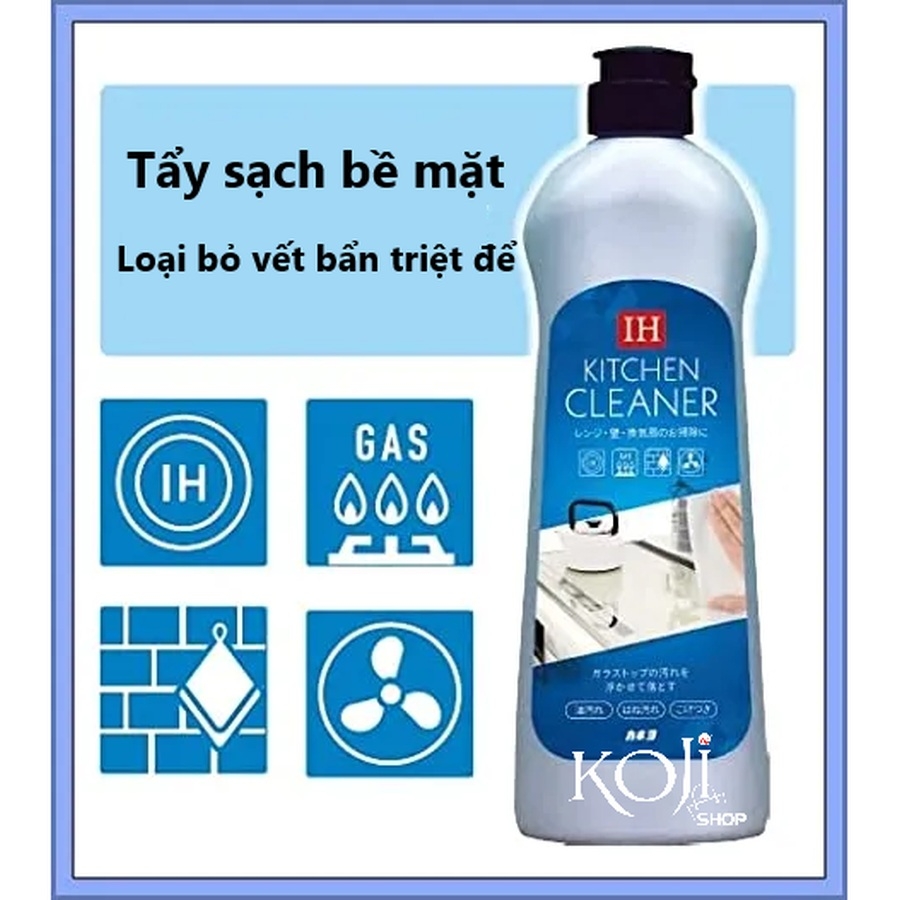 Dung dịch tẩy, vệ sinh bếp từ cao cấp Kaneyo 400g