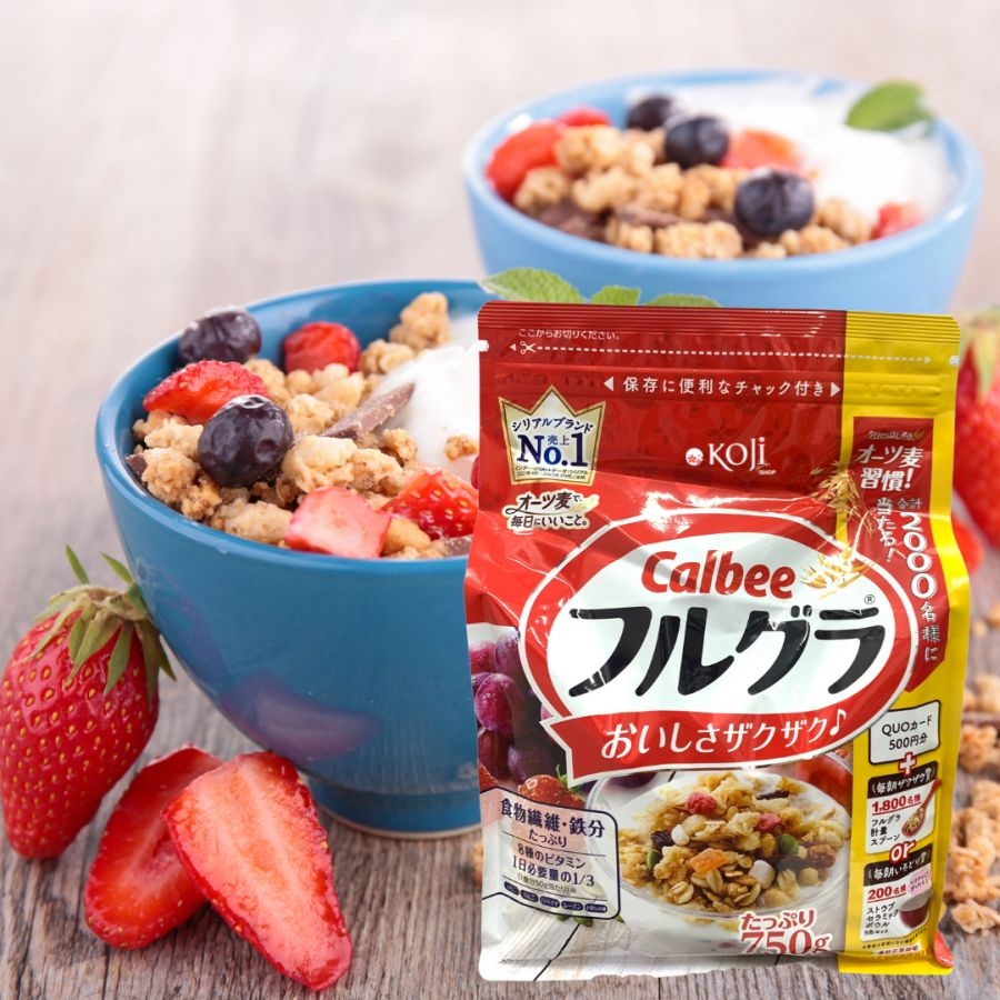 Ngũ cốc hoa quả Calbee Nhật Bản 750gr