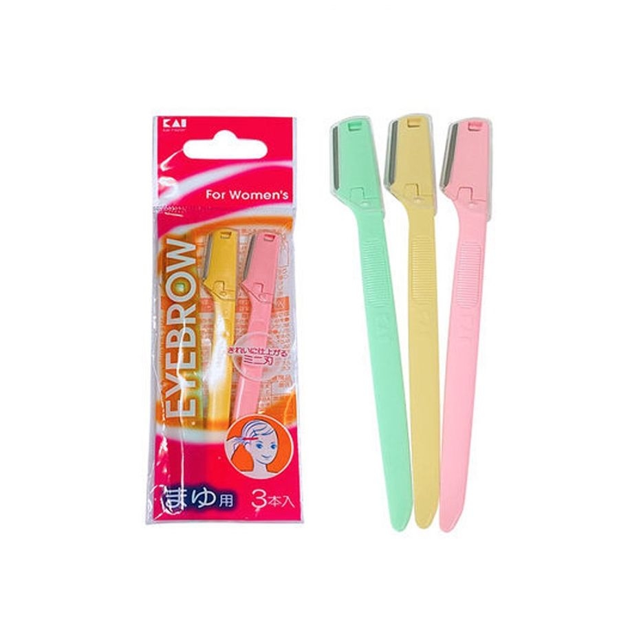 Set 3 dao cạo lông mày Kai