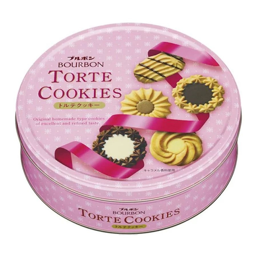Bánh quy bơ Bourbon Nhật Bản - Hộp thiếc