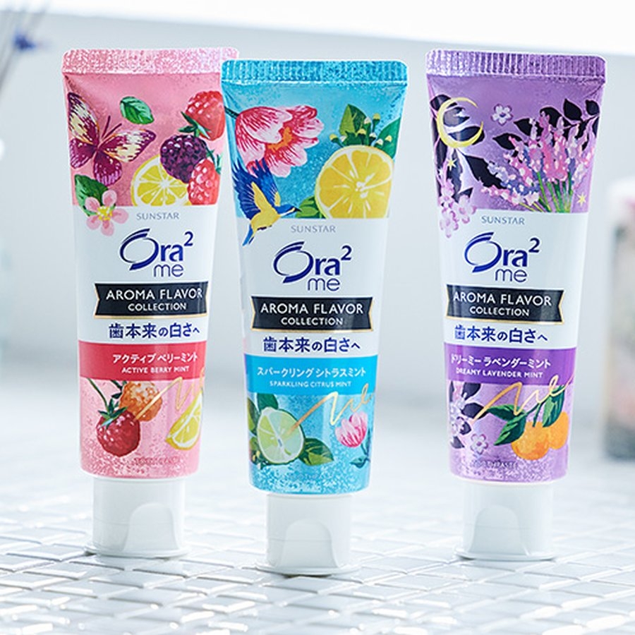 Kem đánh răng Ora2 me Aroma Flavor nội địa Nhật Bản 130gr