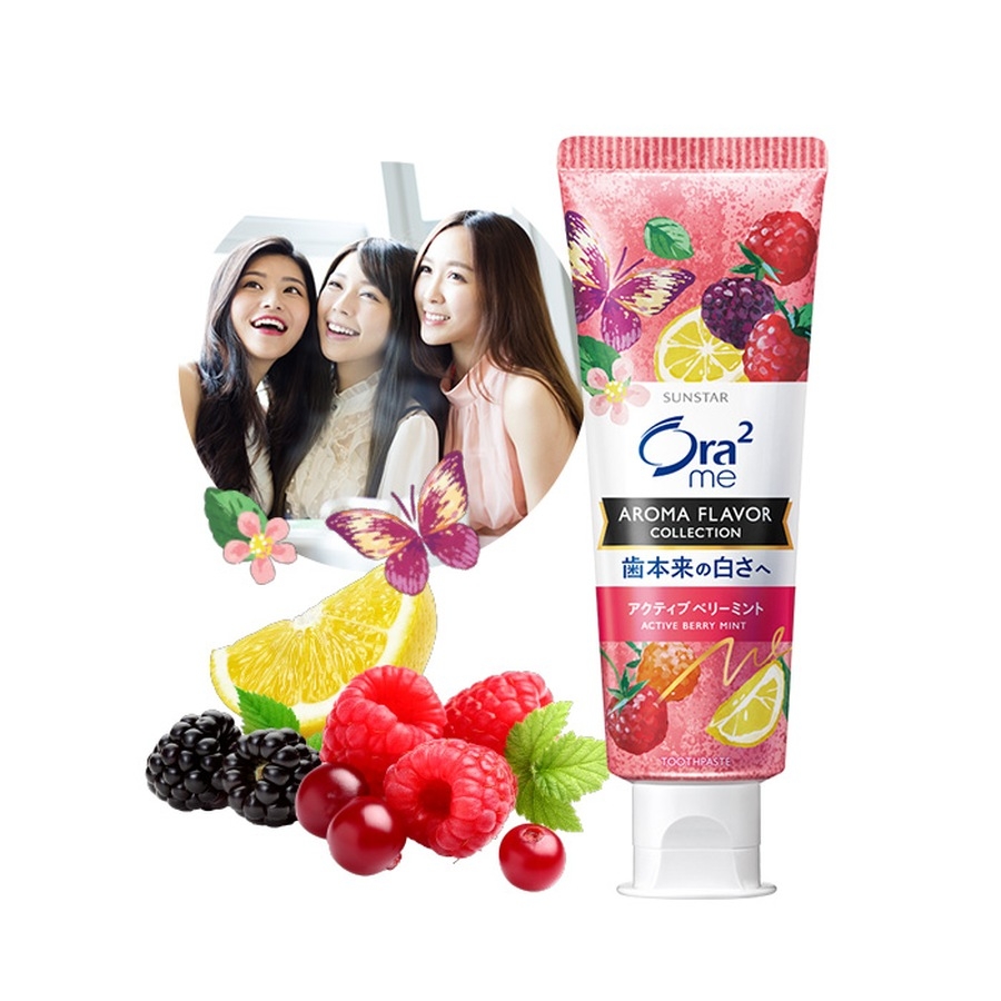 Kem đánh răng Ora2 me Aroma Flavor nội địa Nhật Bản 130gr