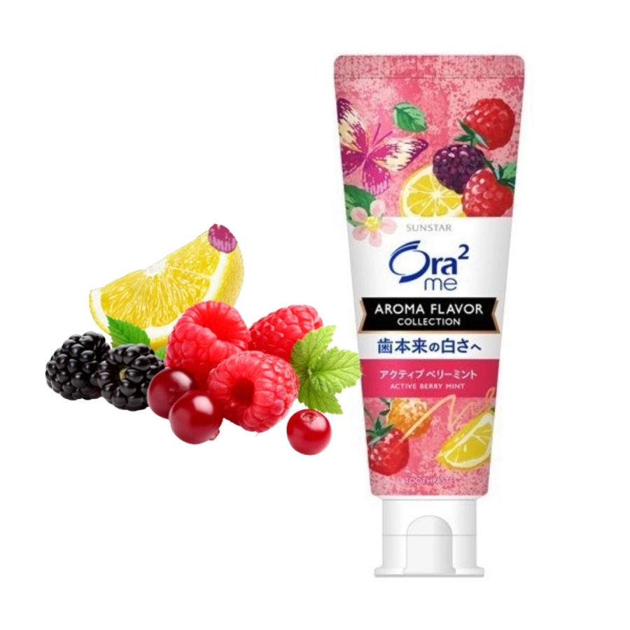 Kem đánh răng Ora2 me Aroma Flavor nội địa Nhật Bản 130gr