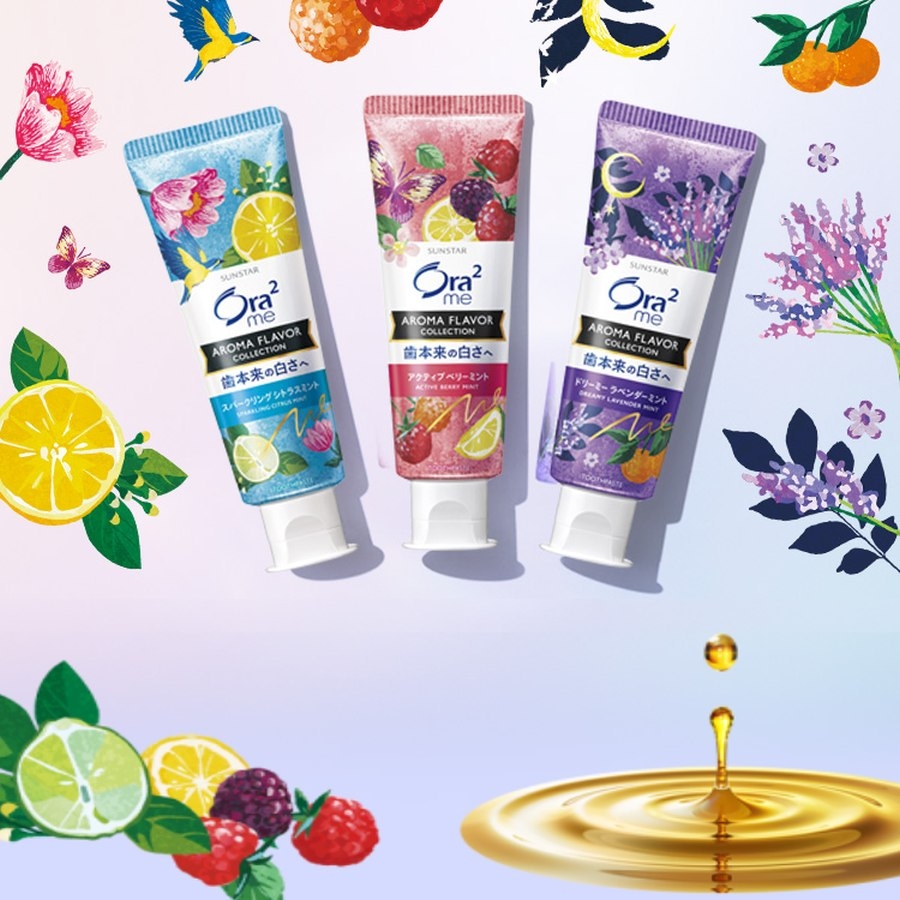 Kem đánh răng Ora2 me Aroma Flavor nội địa Nhật Bản 130gr