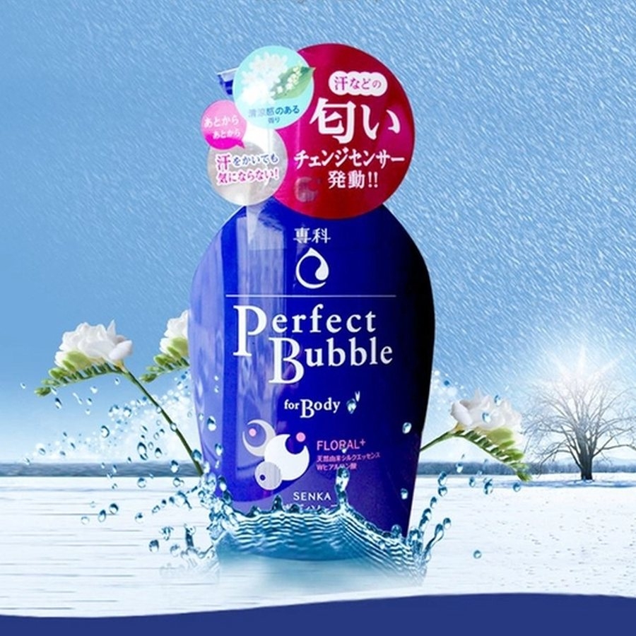 Sữa tắm Senka Perfect Bubble tạo bọt 500ml