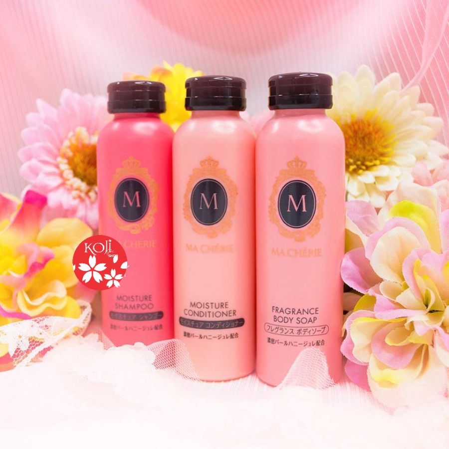 Set Sữa tắm - Dầu gội - xả mini Shiseido Macherie chai 50ml