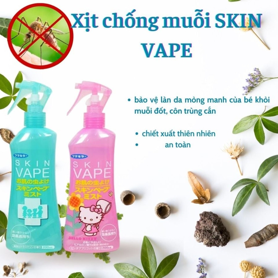 Xịt chống muỗi SKIN VAPE 200ml