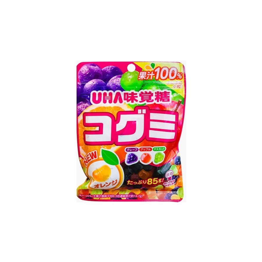 Kẹo dẻo UHA Kogomi vị trái cây 85g