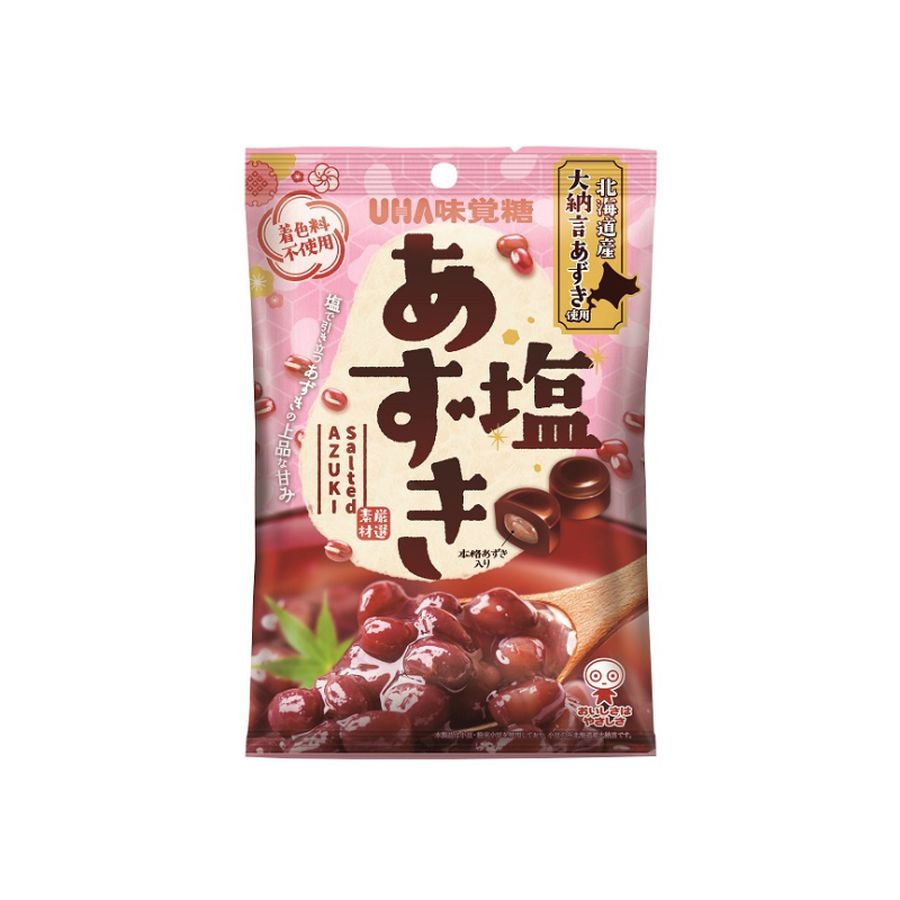 Kẹo UHA đậu đỏ Mikakuto vị mặn 109g