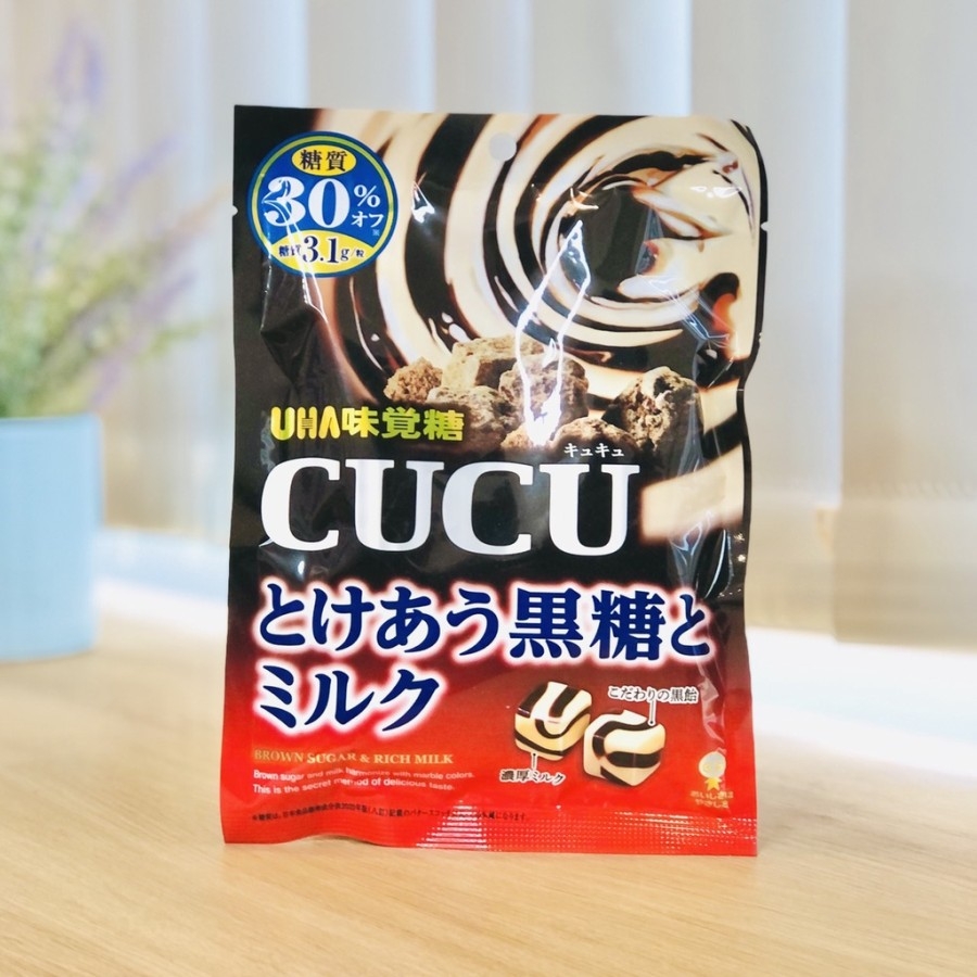 Kẹo sữa UHA CUCU vị đường nâu gói 78.4g