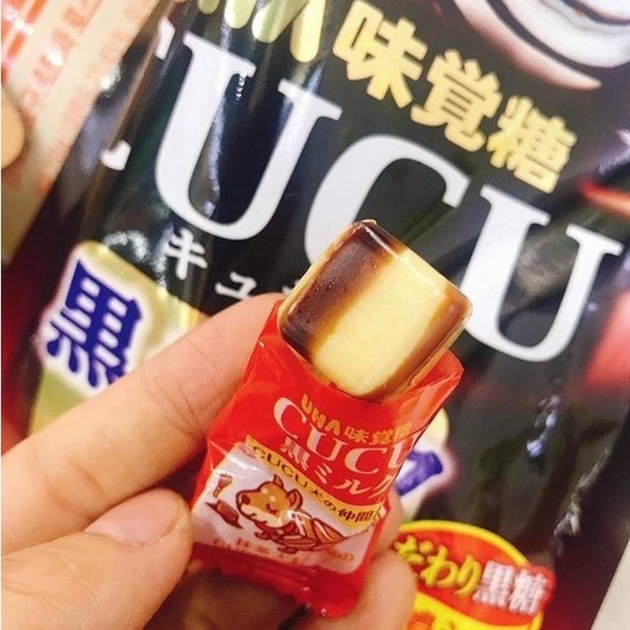 Kẹo sữa UHA CUCU vị đường nâu gói 78.4g