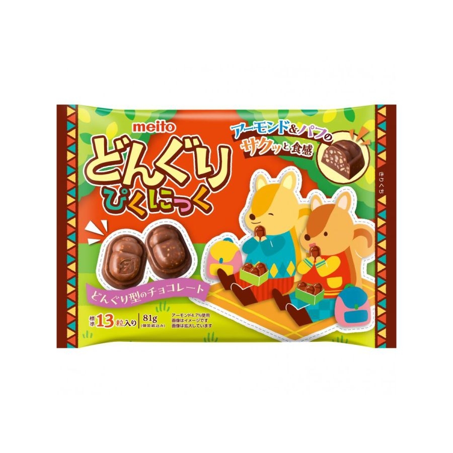 Socola Meito vị hạnh nhân 81g (13 chiếc) - Date T8.2025