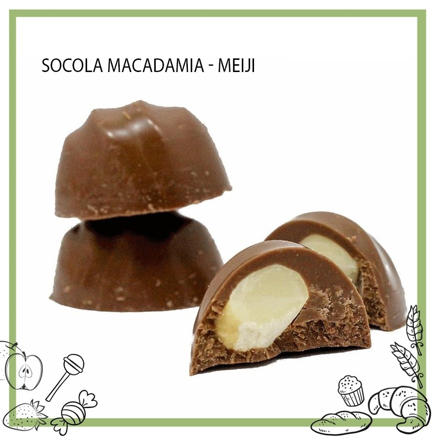 Kẹo socola Meiji nhân Macadamia hộp 9 viên