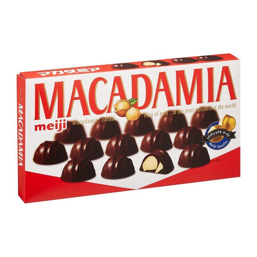 Kẹo socola Meiji nhân Macadamia hộp 9 viên
