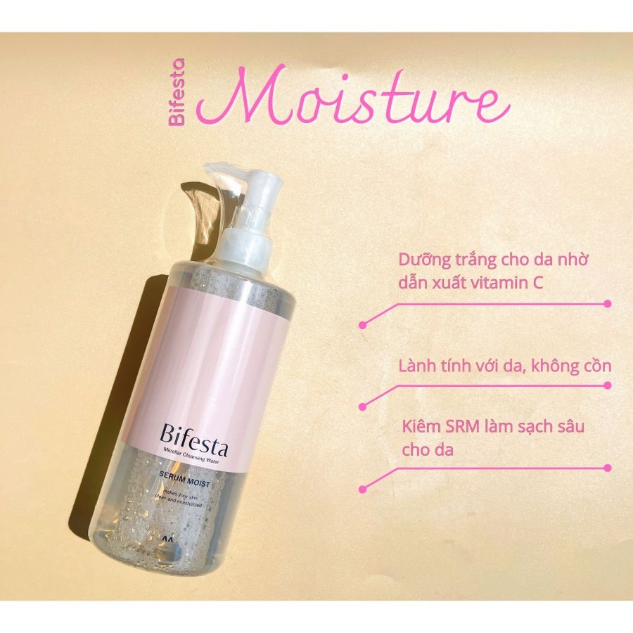 Nước tẩy trang Bifesta Micellar Cleansing Water chai 400ml