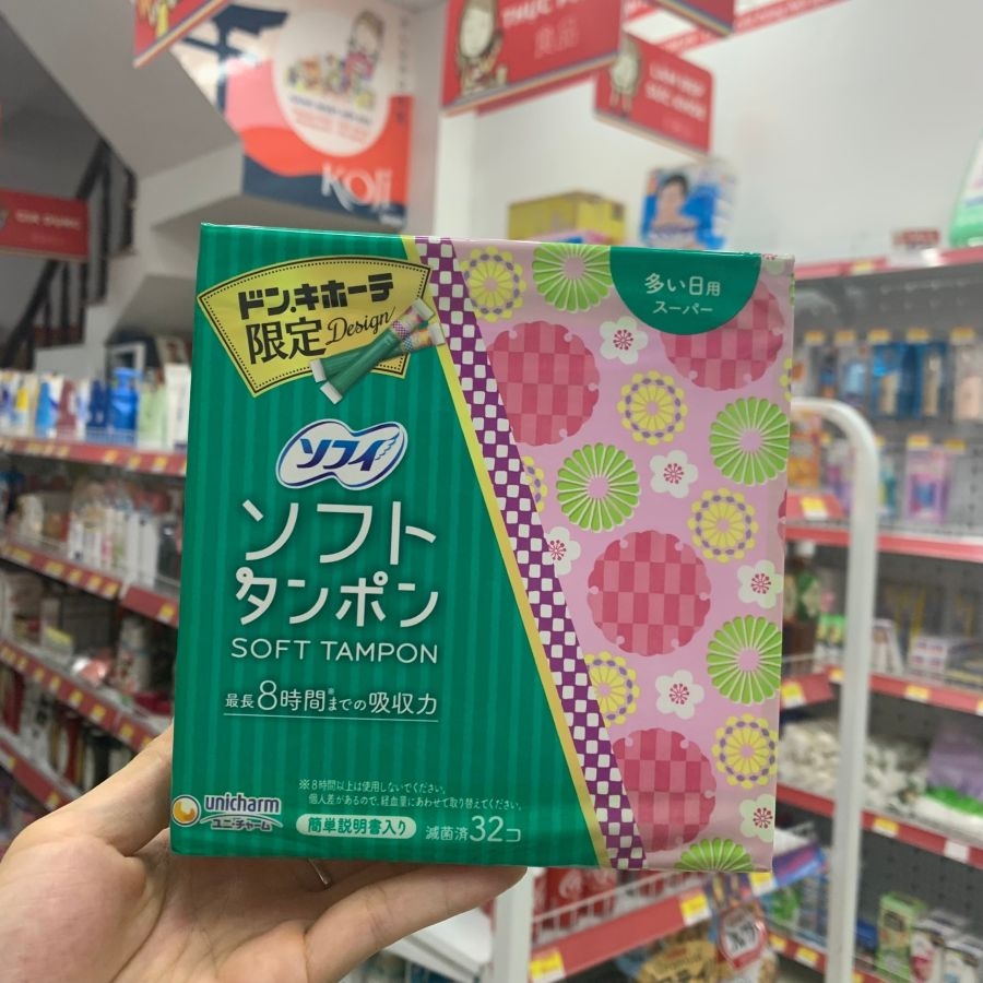 Tampon Unicharm Charm Soft hộp 32 chiếc (ngày nhiều)