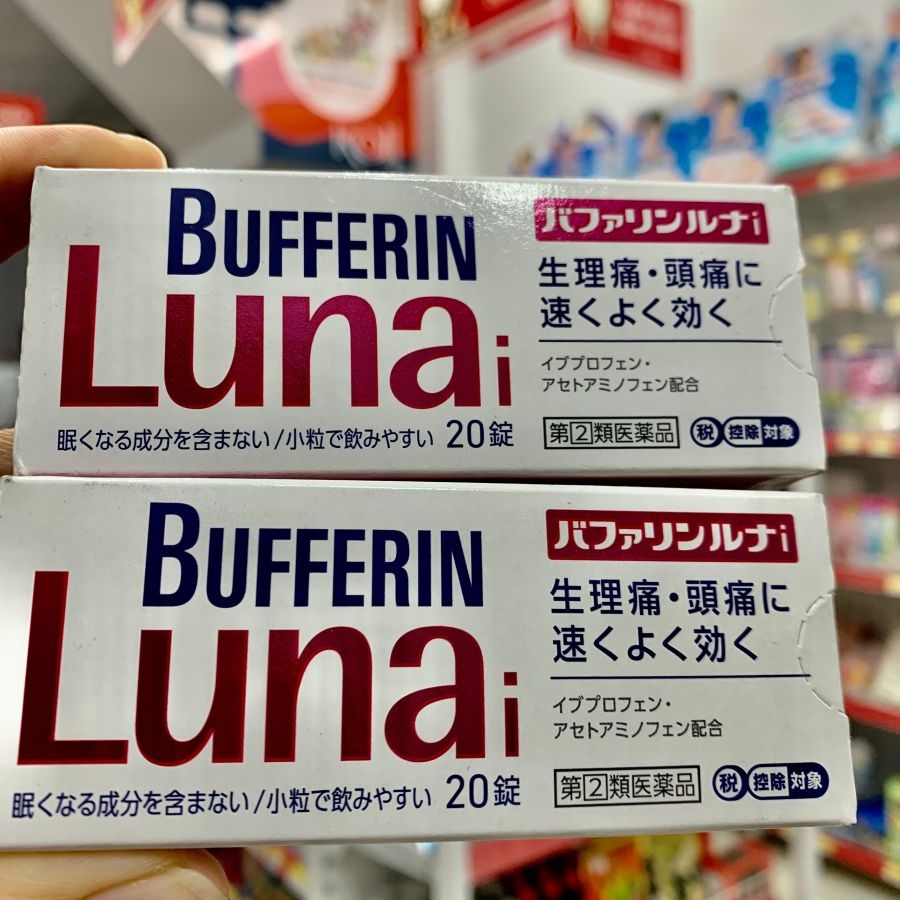 Viên uống giảm đau bụng kinh cho phụ nữ Bufferin Lunai 12 viên