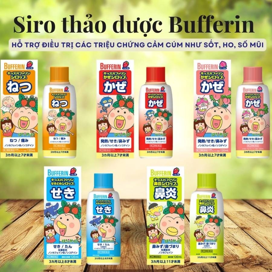 Siro thảo dược Bufferin cho bé 120ml