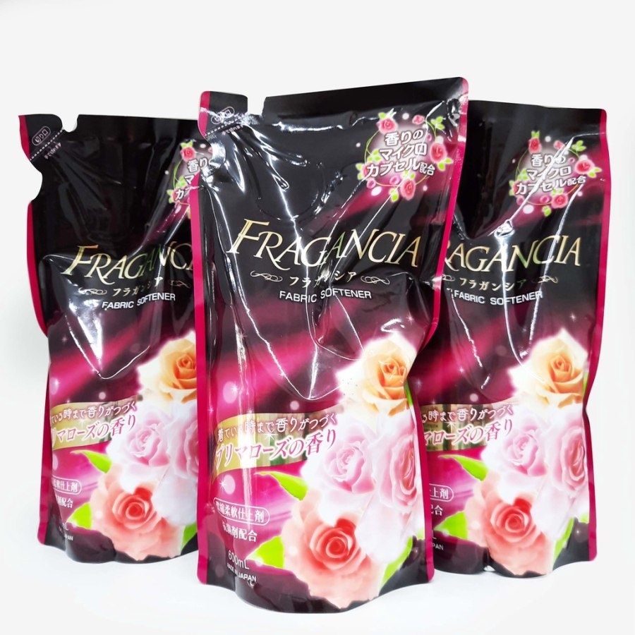 Nước xả làm mềm vải hương hoa hồng 600ml