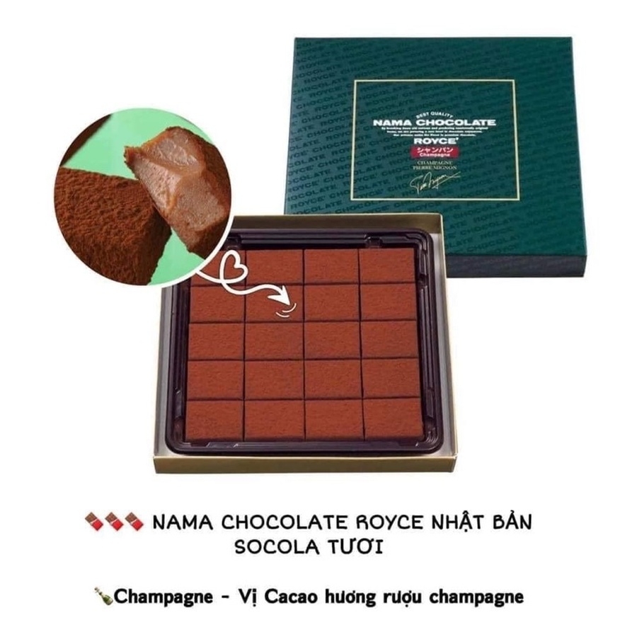 Nama Chocolate Royce Nhật Bản