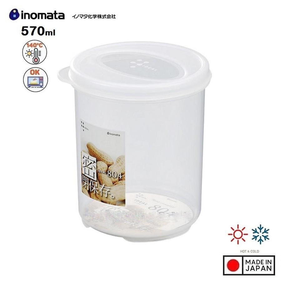 Hộp nhựa đựng thực phẩm dáng cao 570ML loại tròn có nắp
