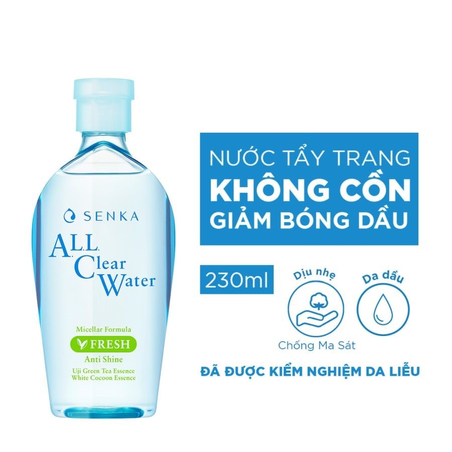 Nước tẩy trang Senka All Clear Water Micellar Formula 230ml