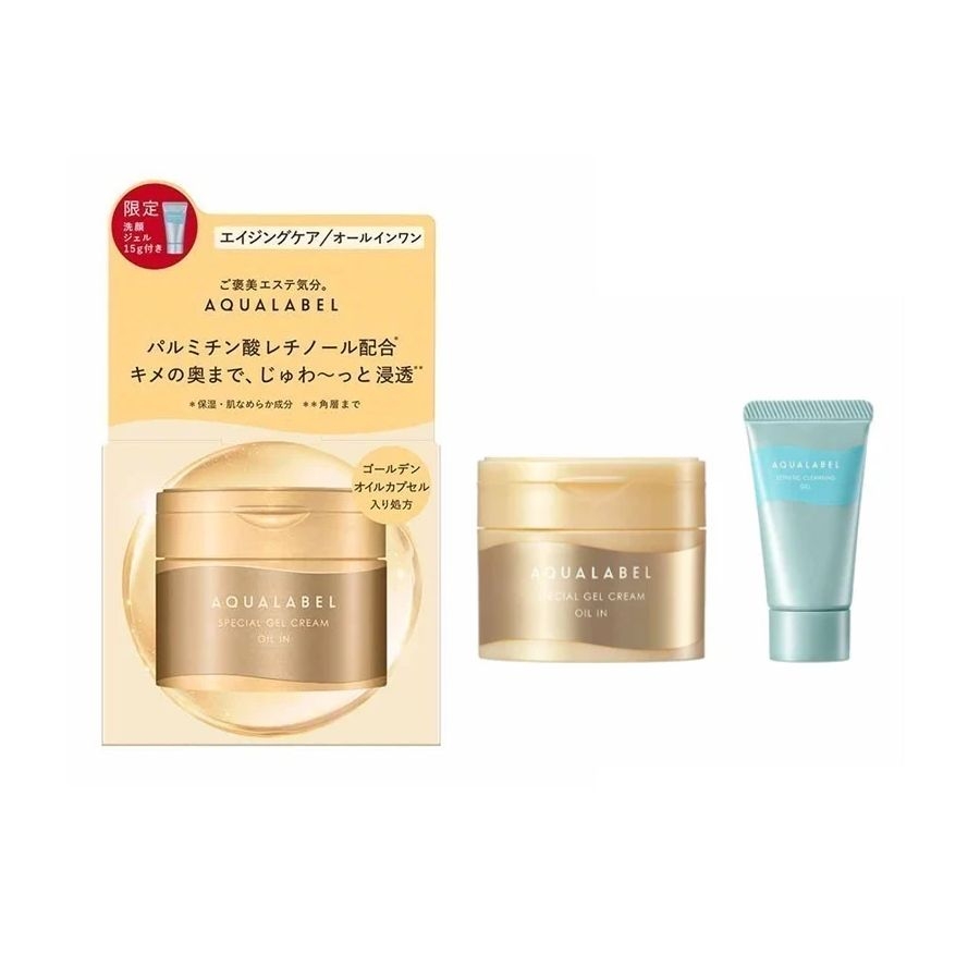 Kem dưỡng ẩm chống lão hóa Aqualabel Special Gel Cream Oil In 5 in 1 90g