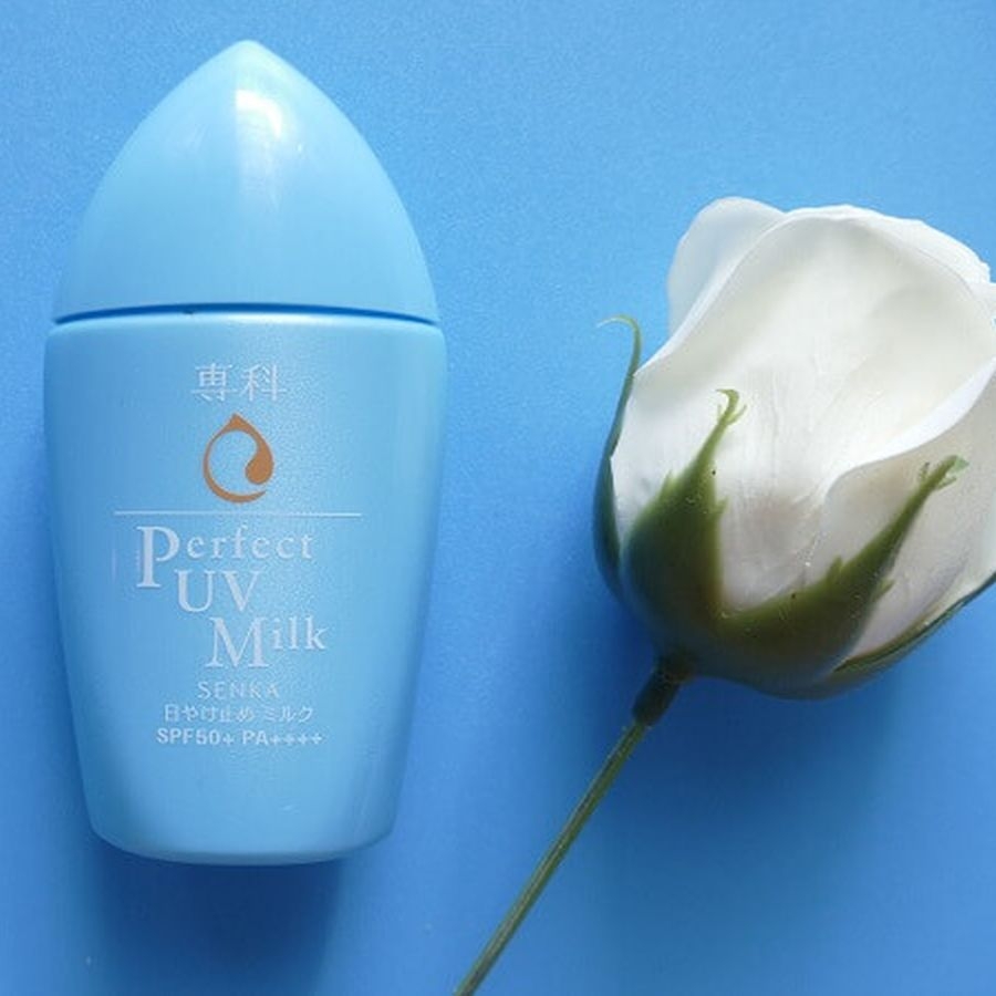 Sữa chống nắng Senka Perfect uv milk dưỡng ẩm da SPF 50+ PA++++ 40ml