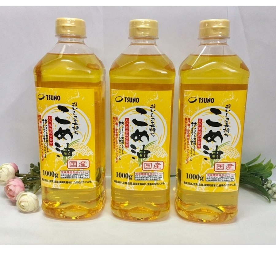 Dầu gạo nguyên chất cao cấp Tsuno