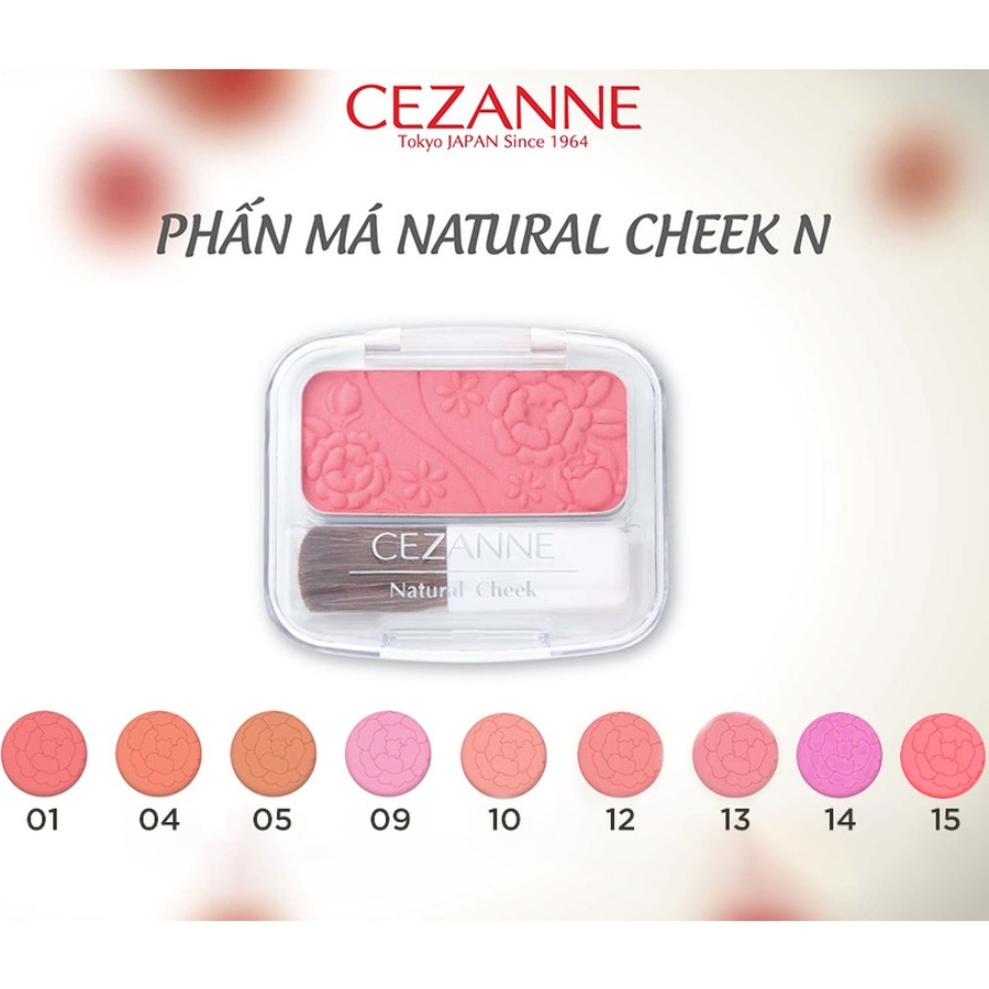 Phấn má hồng Cezanne Natural Cheek 4g