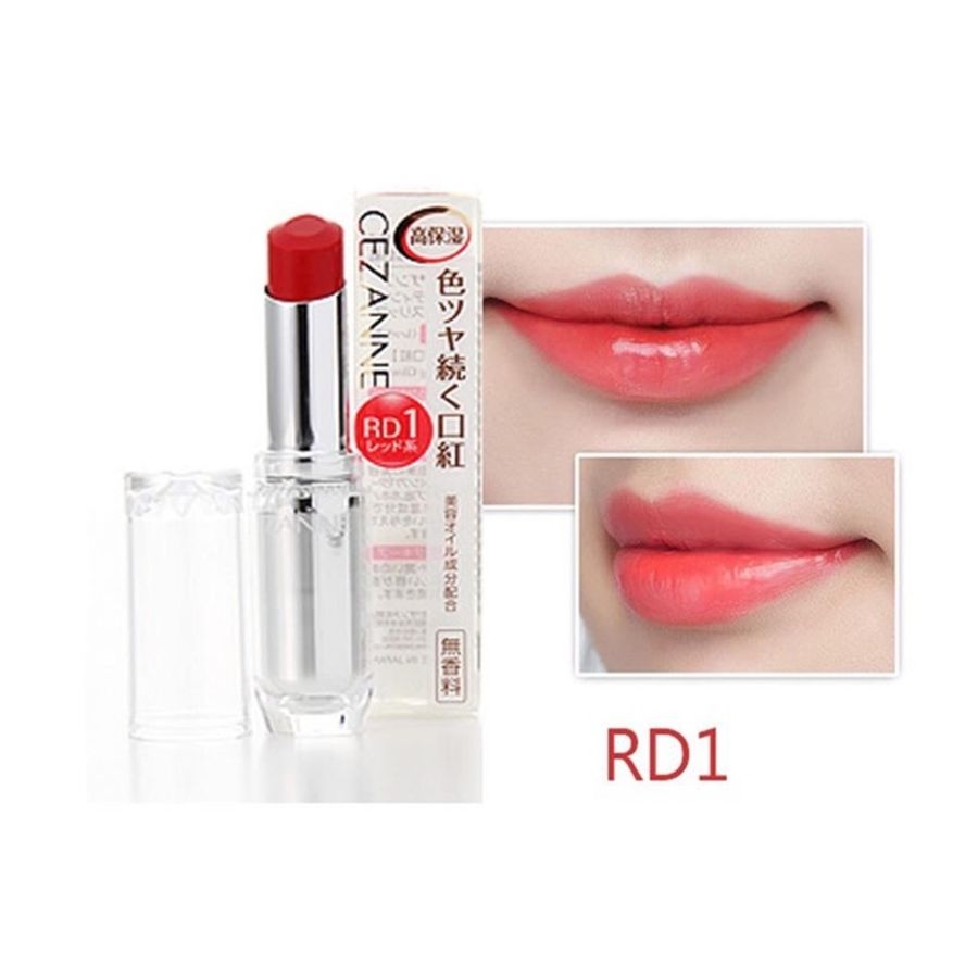 Son môi Cezanne Lasting Gloss Lip 3.2g - RD1