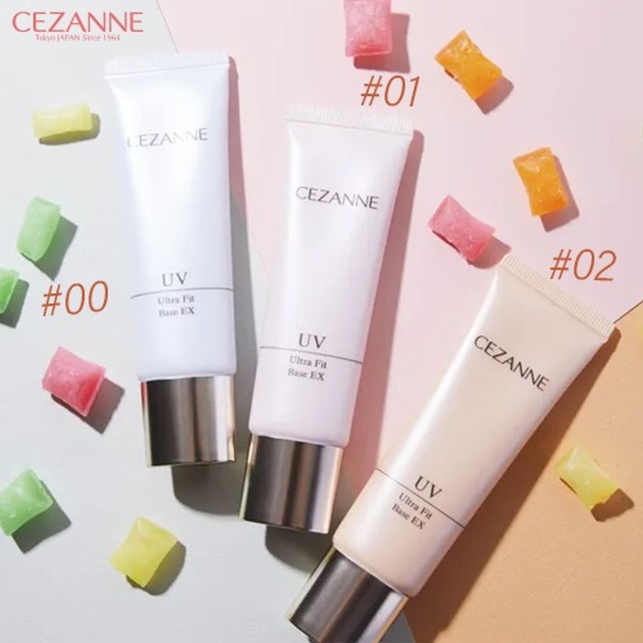 Kem lót Cezanne UV Ultra Fit giúp làm đều màu da, giữ lớp nền SPF 30 PA++++ tuýp 30g